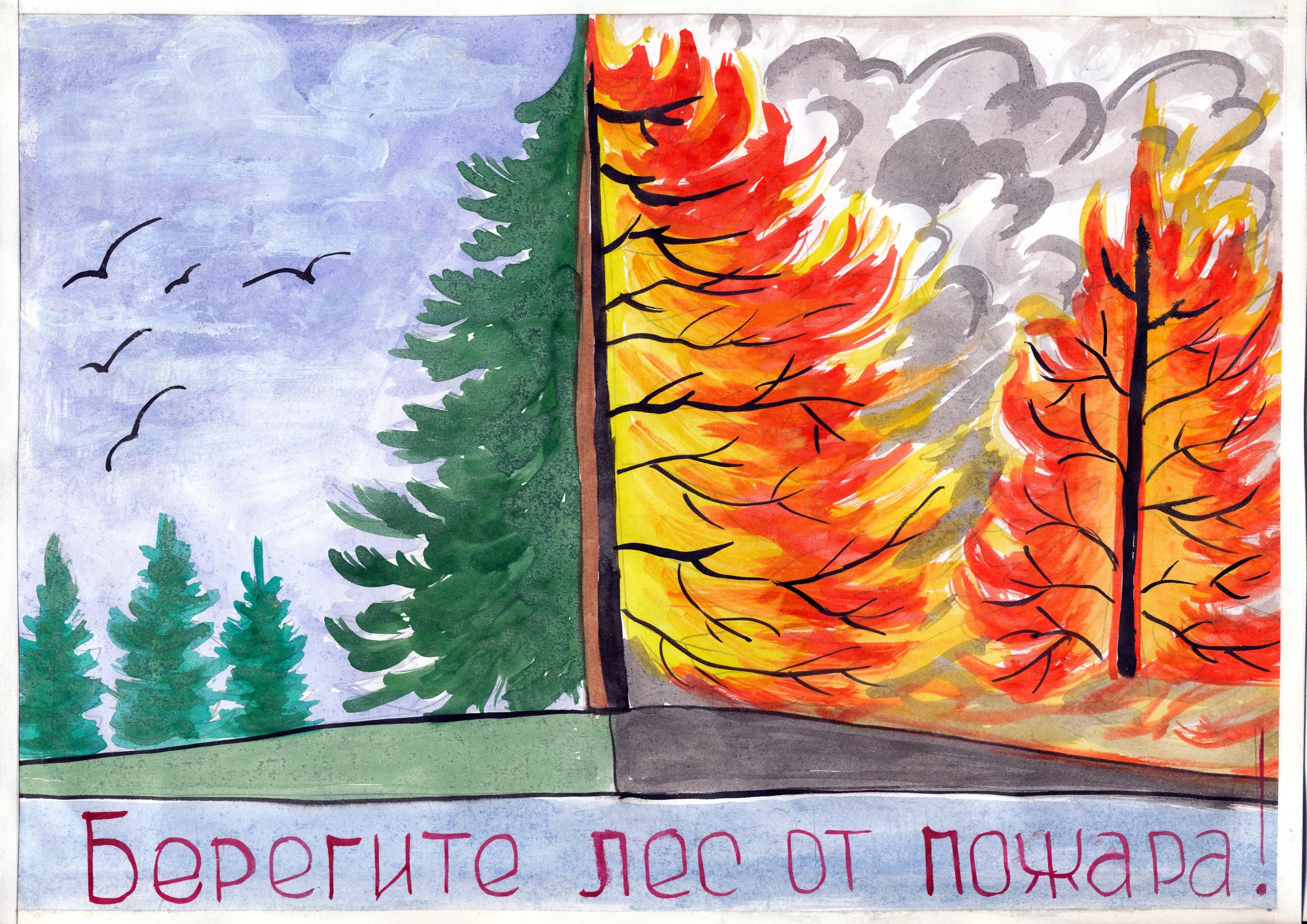 Акции «Сохраним леса  от пожаров».
